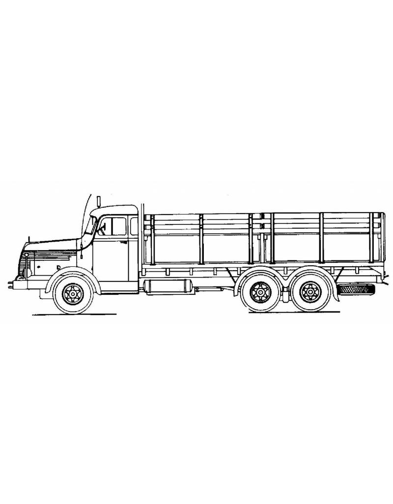 MBT Krupp Mustang - Bouwtekening Schaal 1 : 40 (40.04.011)