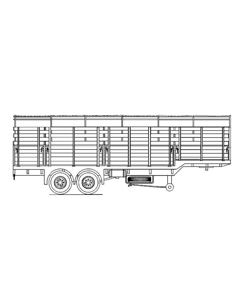MBT Netam oplegger - Bouwtekening Schaal 1 : 40 (40.04.012)