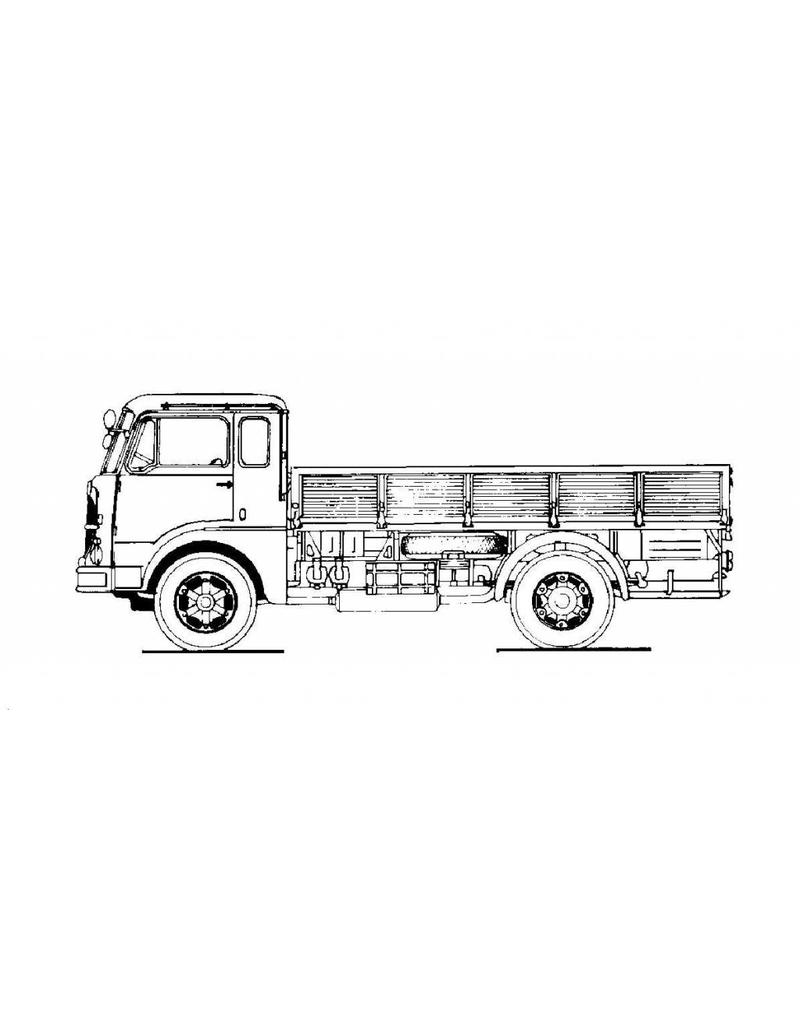 MBT FIAT 643 N - Bouwtekening Schaal 1 : 40 (40.04.020)