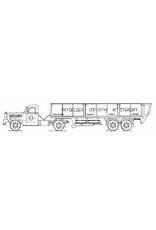 MBT Diamond Truck mit Auflieger - Bauzeichnung Maßstab 1 : 32 (40.04.028)