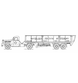 MBT Diamond truck met oplegger - Bouwtekening Schaal 1 : 32 (40.04.028)