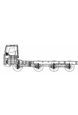 MBT GINAF-truck type 2 M4446-TS 8x8 - Bouwtekening Schaal 1 : 50 (40.04.029)