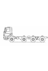 MBT GINAF-Lkw Typ 1 M4243-TS - Bauzeichnung Maßstab 1 : 50 (40.04.030)