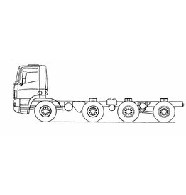 MBT GINAF-Lkw Typ 1 M4243-TS - Bauzeichnung Maßstab 1 : 50 (40.04.030)