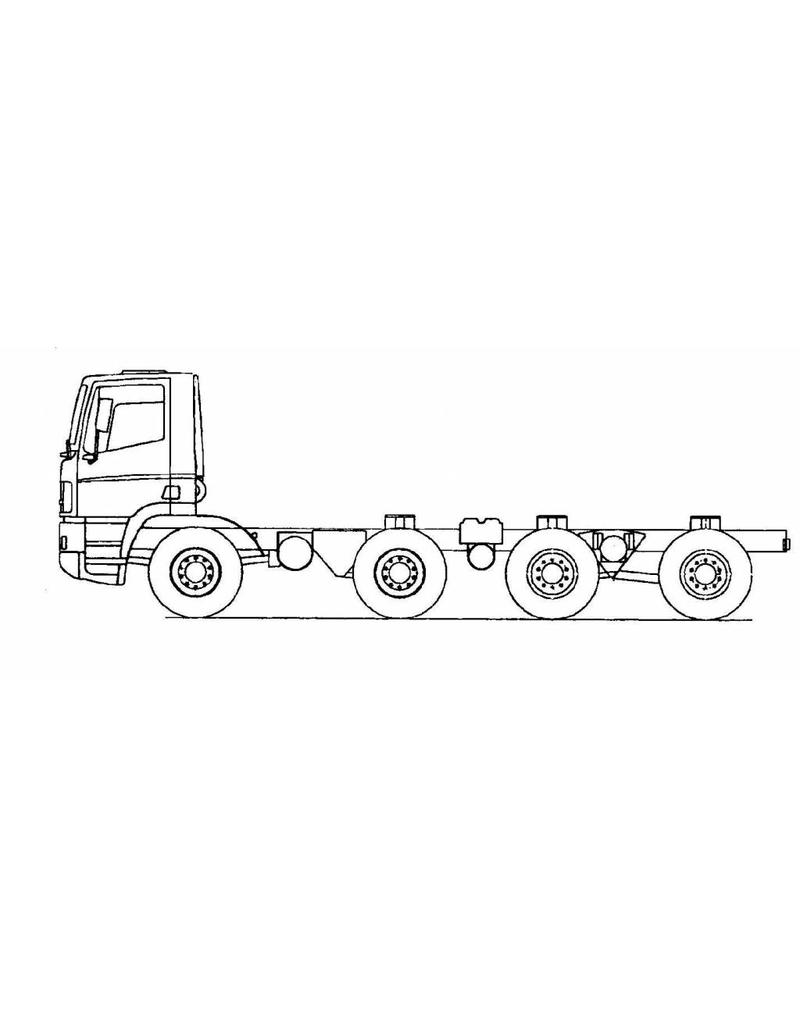 MBT GINAF-Lkw Typ 1 M4243-TS - Bauzeichnung Maßstab 1 : 50 (40.04.030)