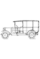 MBT Bäckerwagen auf A-Ford-Chassis - Bauzeichnung Maßstab 1 : 10 (40.04.031)