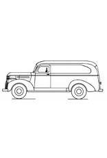 MBT Chevrolet Lieferwagen - Bauzeichnung Maßstab 1 : 45 (40.04.034)