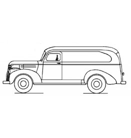 MBT Chevrolet Lieferwagen - Bauzeichnung Maßstab 1 : 45 (40.04.034)