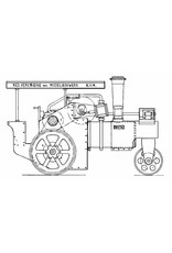 MBT Stoomwals "Bertha" - Bouwtekening Schaal 1 : 12 (40.10.002)