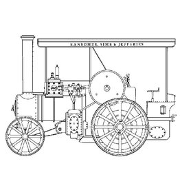 NVM 40.10.004 Ransomes, Sims und Jefferies 4 NHP-Dampftraktor