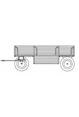 MBT Anhänger für Dampftraktor Ransomes - Bauzeichnung Maßstab 1 : 6 (40.10.004/B)