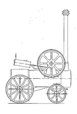 MBT Het Locomobieltje - freelance model - Bouwtekening Schaal 1 : 1 (40.10.006)
