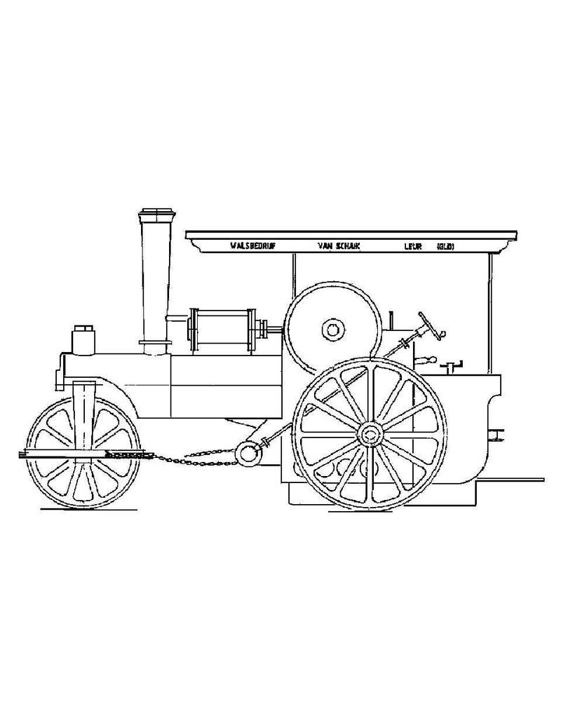 MBT De Wals - free lance model - Bouwtekening Schaal 1 : 1 (40.10.007)