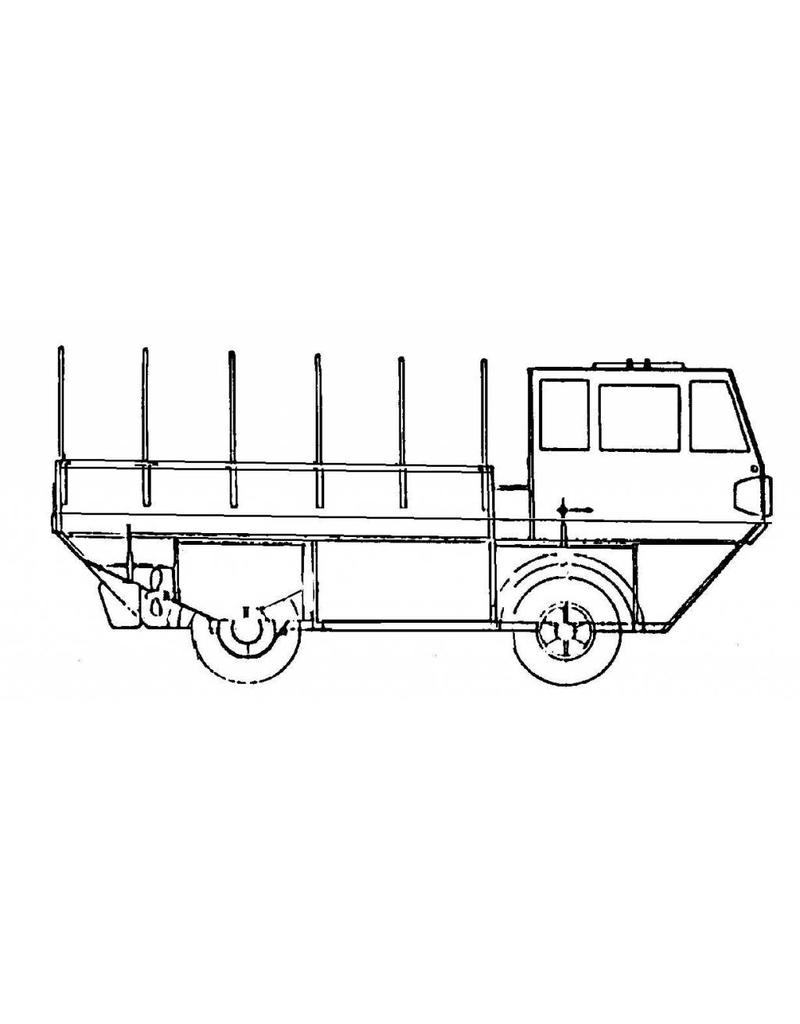 MBT Amfibie Safari - Bouwtekening Schaal 1 : 1 (40.22.003)