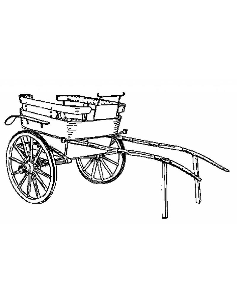 MBT Tonneau/Governess cart - Bouwtekening Schaal 1 : 8 (40.30.005)