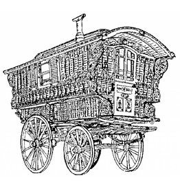 MBT Zigeuner woonwagen/Ledge waggon - Bouwtekening Schaal 1 : 8 (40.30.006)