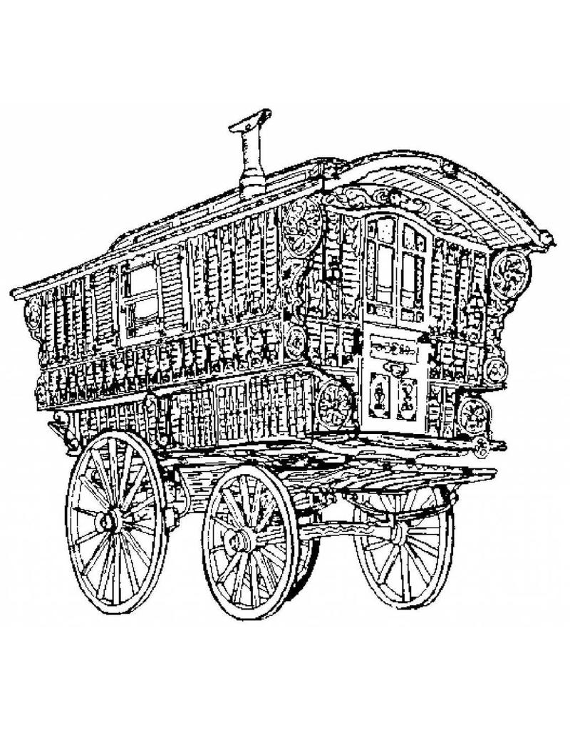 MBT Zigeuner woonwagen/Ledge waggon - Bouwtekening Schaal 1 : 8 (40.30.006)
