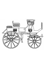 MBT Franse jachtwagen - Bouwtekening Schaal 1 : 8 (40.30.009)