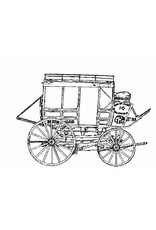 MBT Australischer Cobb & Co Coach - Bauzeichnung Maßstab 1 : 8 (40.30.019)