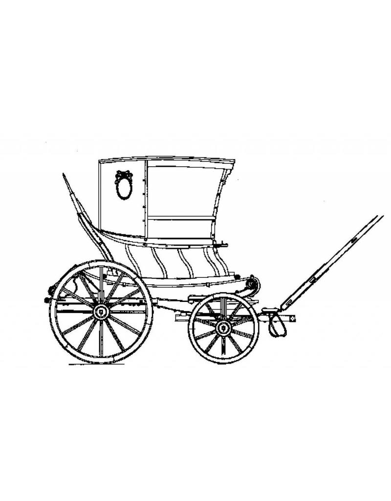 MBT Zierikzeese phaeton - Bouwtekening Schaal 1 : 8 (40.30.020)