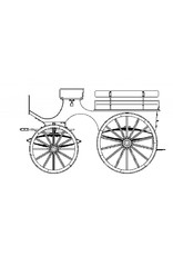 MBT Open wagonette omnibus - Bouwtekening Schaal 1 : 8 (40.30.028)