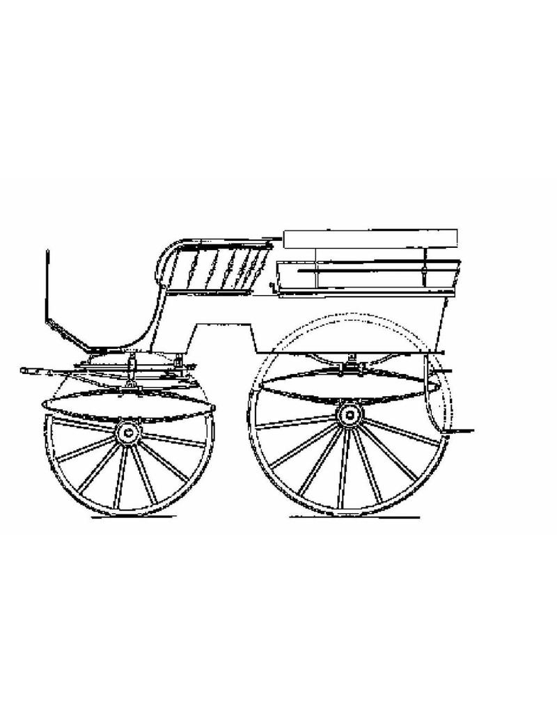 MBT Stanhope wagonette - Bouwtekening Schaal 1 : 8 (40.30.034)