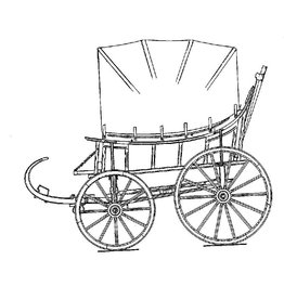 MBT Spielwagen aus Wieringen von 1851 - Bauzeichnung Maßstab 1 : 8 (40.30.038)