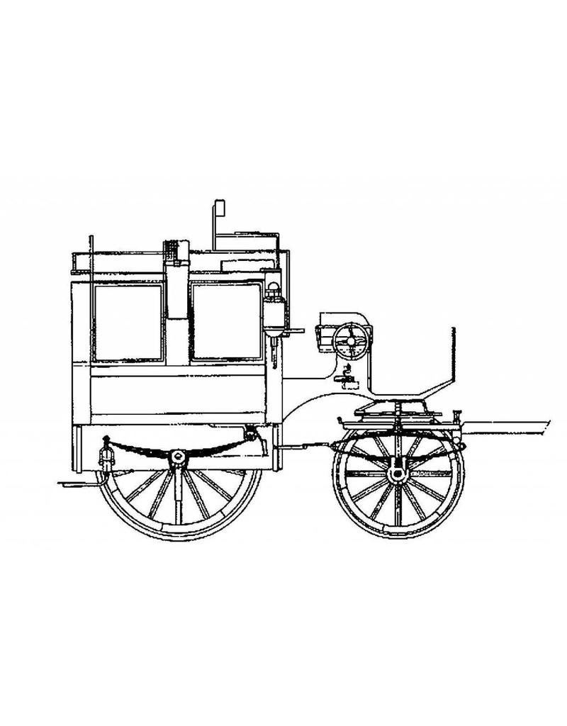 MBT Französischer Omnibus - Bauzeichnung Maßstab 1 : 8 (40.30.051)