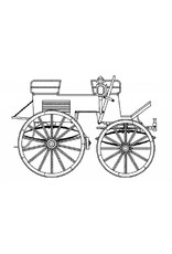 MBT Vierrädriger Dogcart - Bauzeichnung Maßstab 1 : 8 (40.30.054)