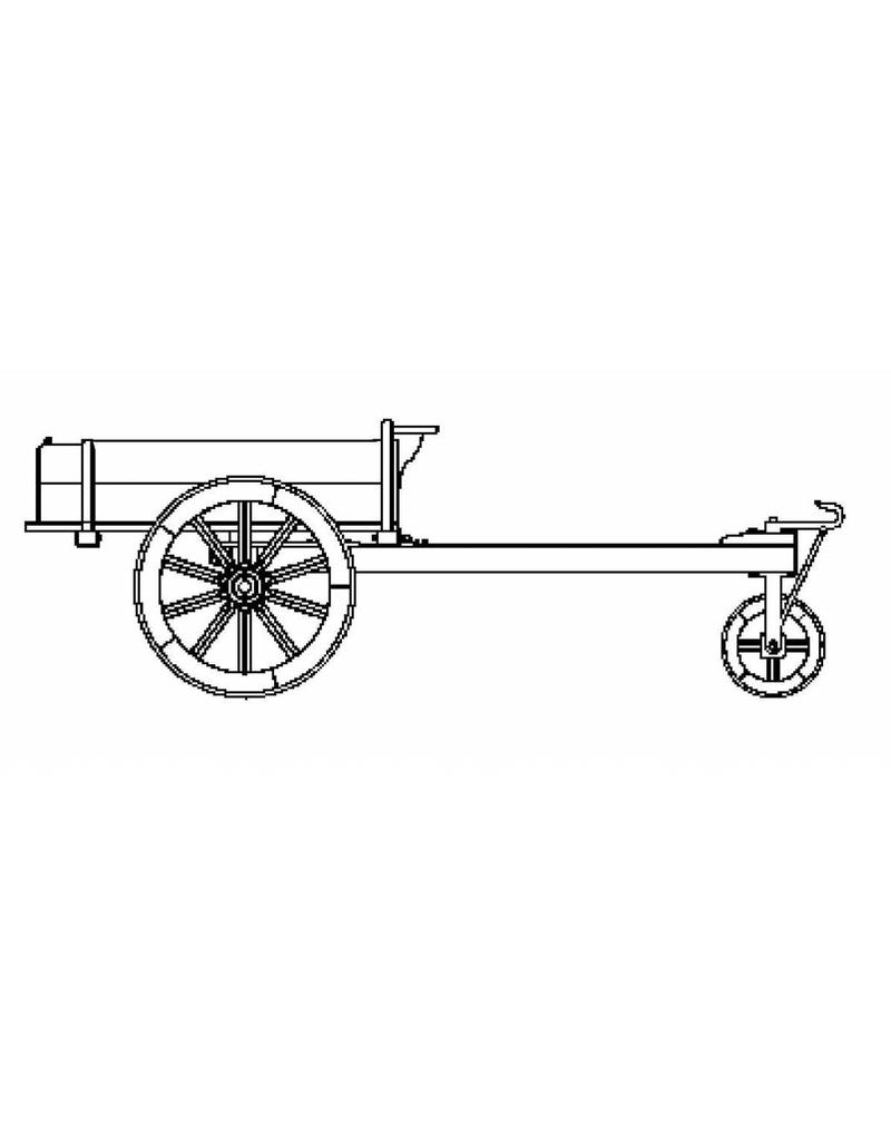 MBT Friesische 3-rädrige Kippkarre - Bauzeichnung Maßstab 1 : 22.75 (40.31.004)