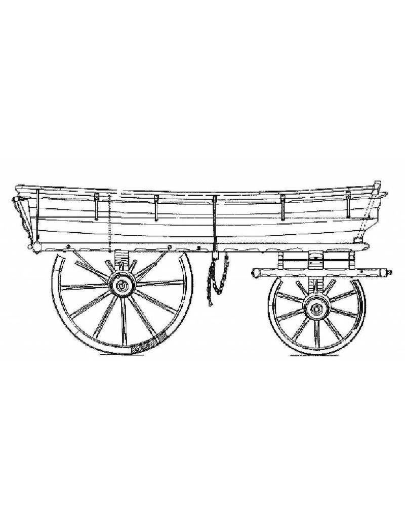 MBT Barge wagon - Bouwtekening Schaal 1 : 8 (40.31.008)