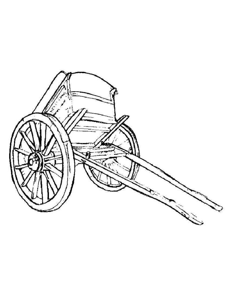 MBT Engelse mestkar uit Surrey - Bouwtekening Schaal 1 : 8 (40.31.009)