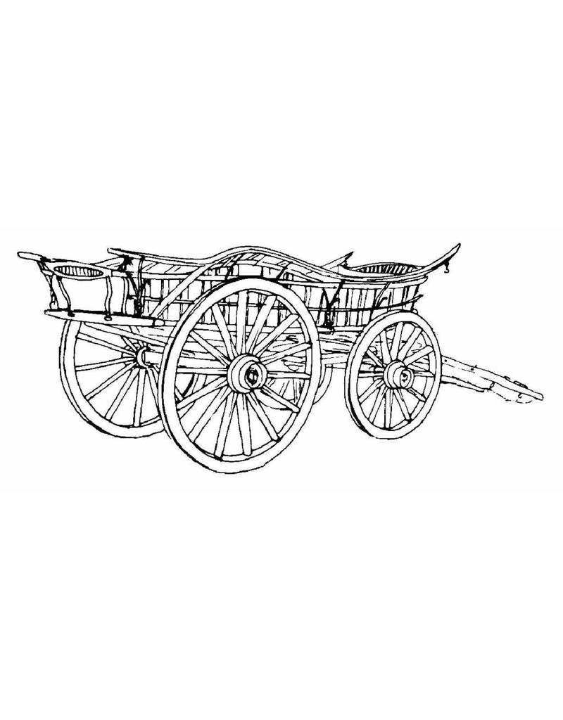 MBT Glamorgan boerenwagen - Bouwtekening Schaal 1 : 8 (40.31.022)