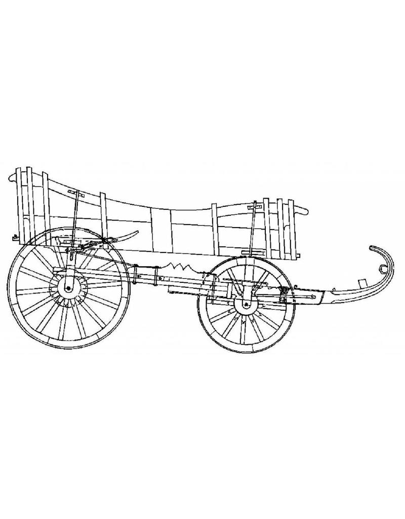 MBT Westfriesischer Bauernwagen - Bauzeichnung Maßstab 1 : 8 (40.31.031)