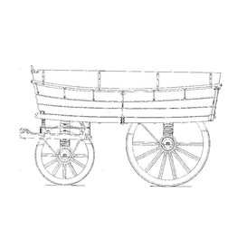 MBT Boerenwagen - Bouwtekening Schaal 1 : 12 (40.31.039)