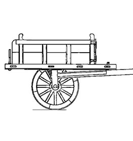 MBT Driewielige stortkar - Bouwtekening Schaal 1 : 8 (40.31.052)