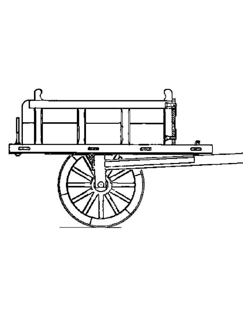 MBT Driewielige stortkar - Bouwtekening Schaal 1 : 8 (40.31.052)