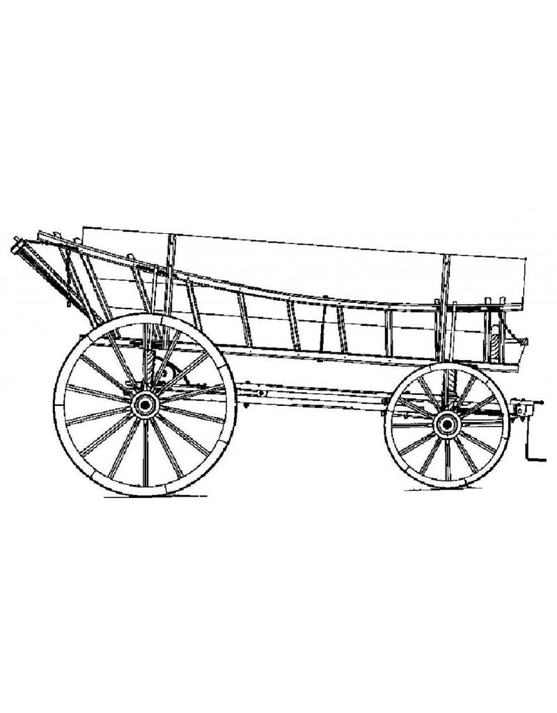 MBT Noord Gelderse oogstwagen - Bouwtekening Schaal 1 : 8 (40.31.065)