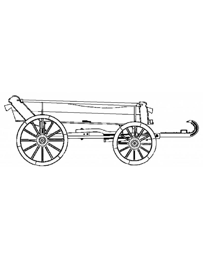 MBT Friesischer Heuwagen nach 1860 - Bauzeichnung Maßstab 1 : 8 (40.31.066)