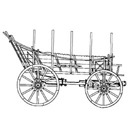 MBT Nordost-Twenter Erntewagen - Bauzeichnung Maßstab 1 : 8 (40.31.071)