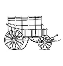 MBT Voortrekkerswagen 1795 - Bouwtekening Schaal 1 : 8 (40.31.075)