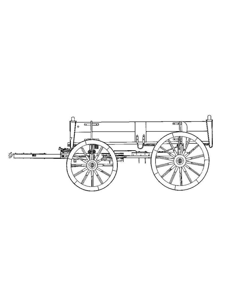 MBT Friesischer Bauernwagen (S.O.-Ecke) - Bauzeichnung Maßstab 1 : 8 (40.31.082)