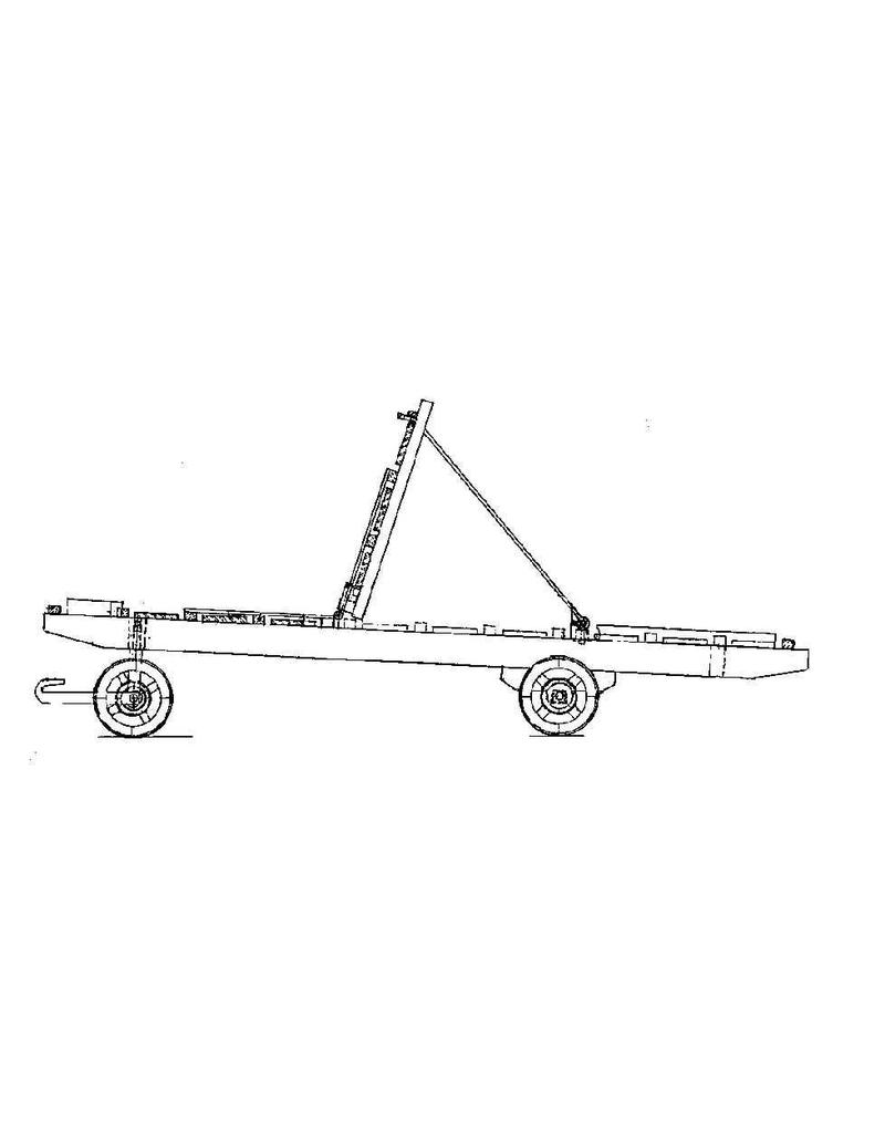 MBT Laufwagen oder "Plankenheber" - Bauzeichnung Maßstab 1 : 12 (40.31.091)