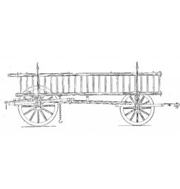 MBT Duitse oogstwagen - Bouwtekening Schaal 1 : 8 (40.31.105)