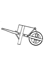 MBT 40.32.018 pioneer's wheelbarrow