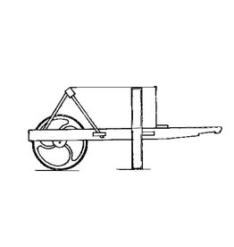 MBT Pionier kruiwagen Koninklijk Nederlandsch Indische Leger 1915 - Bouwtekening Schaal 1 : 8 (40.32.019)