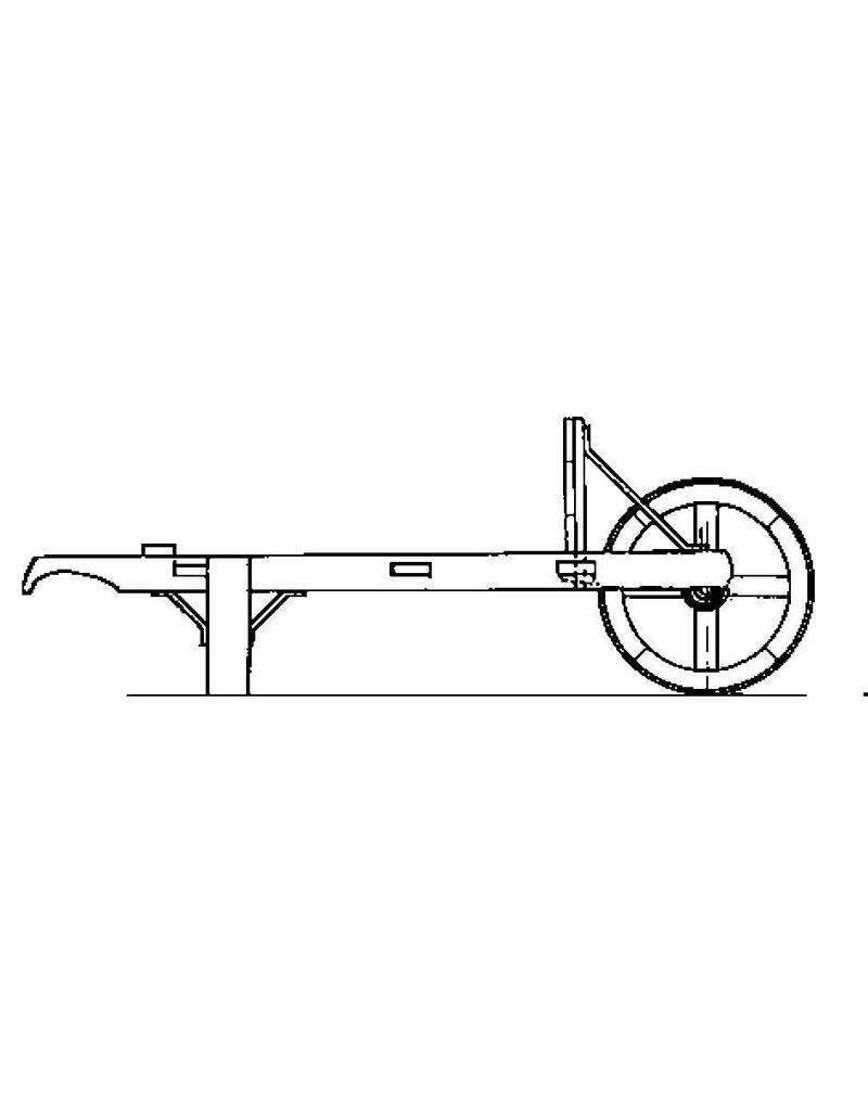 MBT Drentse turfkruiwagen - Bouwtekening Schaal 1 : 8 (40.32.020)