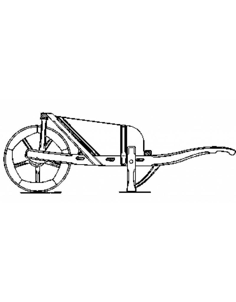 MBT Gelderse kruiwagen - Bouwtekening Schaal 1 : 8 (40.32.036)