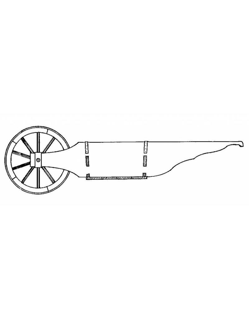 MBT Oostenrijkse bakkruiwagen (klein model) - Bouwtekening Schaal 1 : 8 (40.32.044)