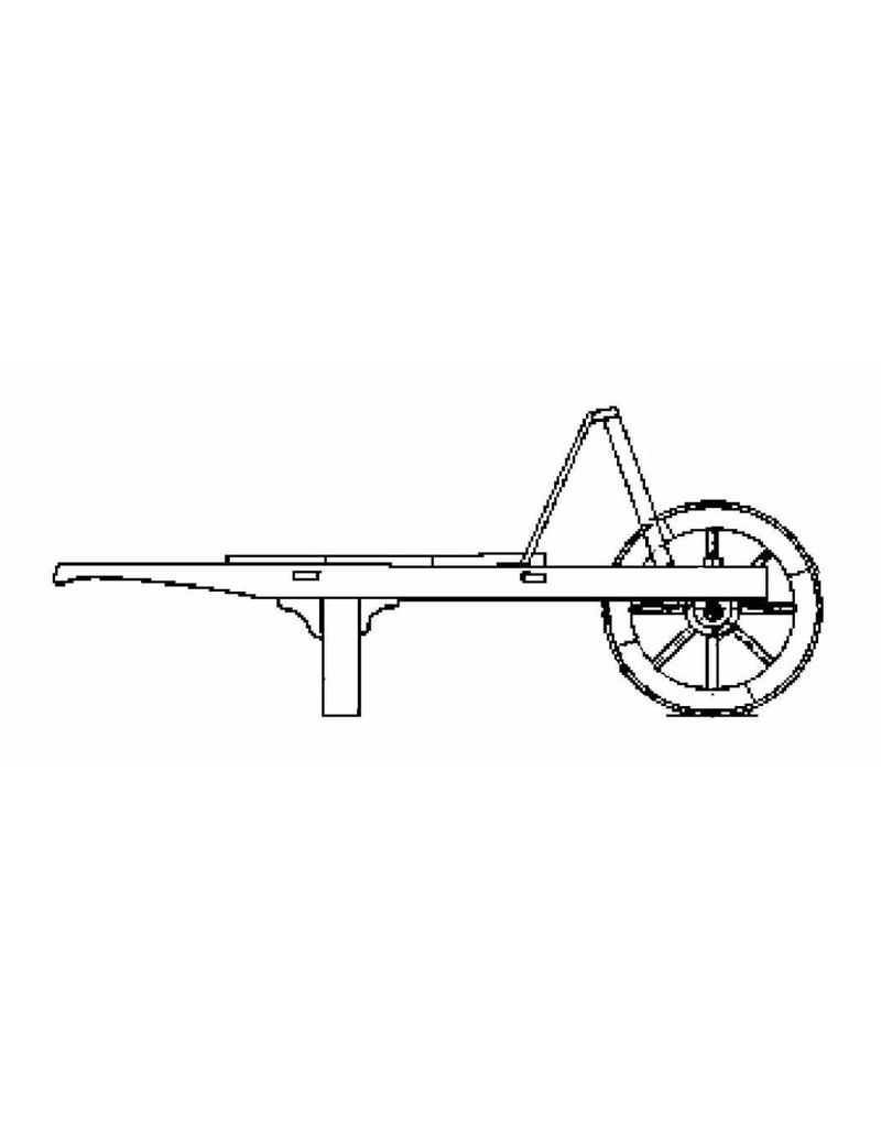 MBT Houten kruiwagen - Bouwtekening Schaal 1 : 8 (40.32.049)